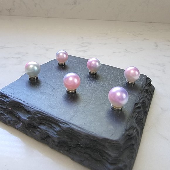 Unicorn Ombre Pearl Magnet Set - Classy & Elegant Fridge Magnets - Picture 5 of 10